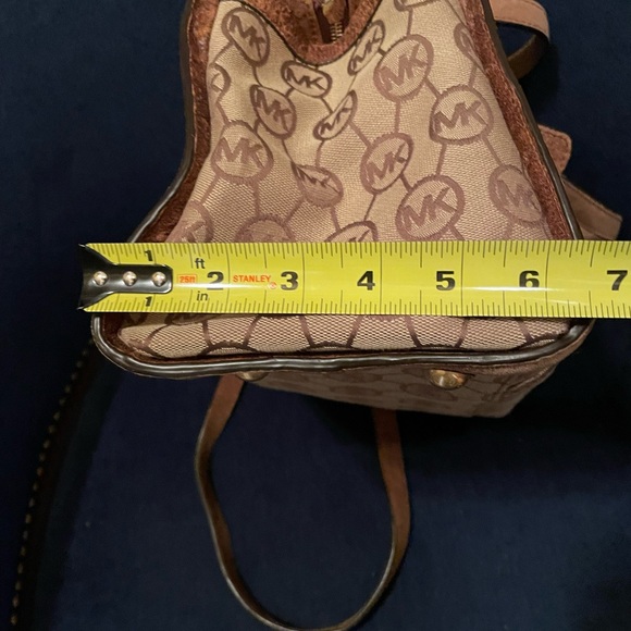 BEAUTIFUL VINTAGE MICHAEL KORS HANDBAG SUEDE LEATHER TRIM - Picture 14 of 14